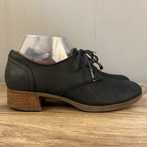 Dansko Black Perforated Leather Lace-Up Oxford Shoes Size 36 (5.5-6)